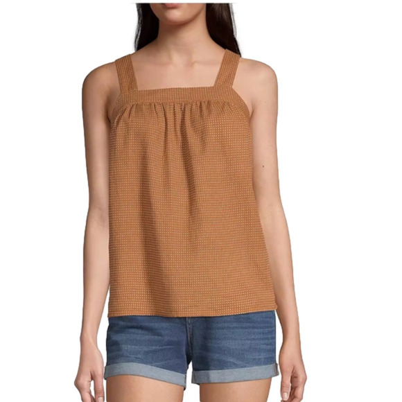 A.n.a. Rust Square Neck Tank Size L - Picture 1 of 9